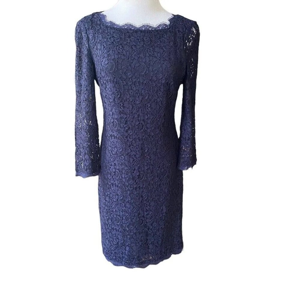 Adrianna Papell for E! Live from the Red Carpet Lace Dress, Size 14